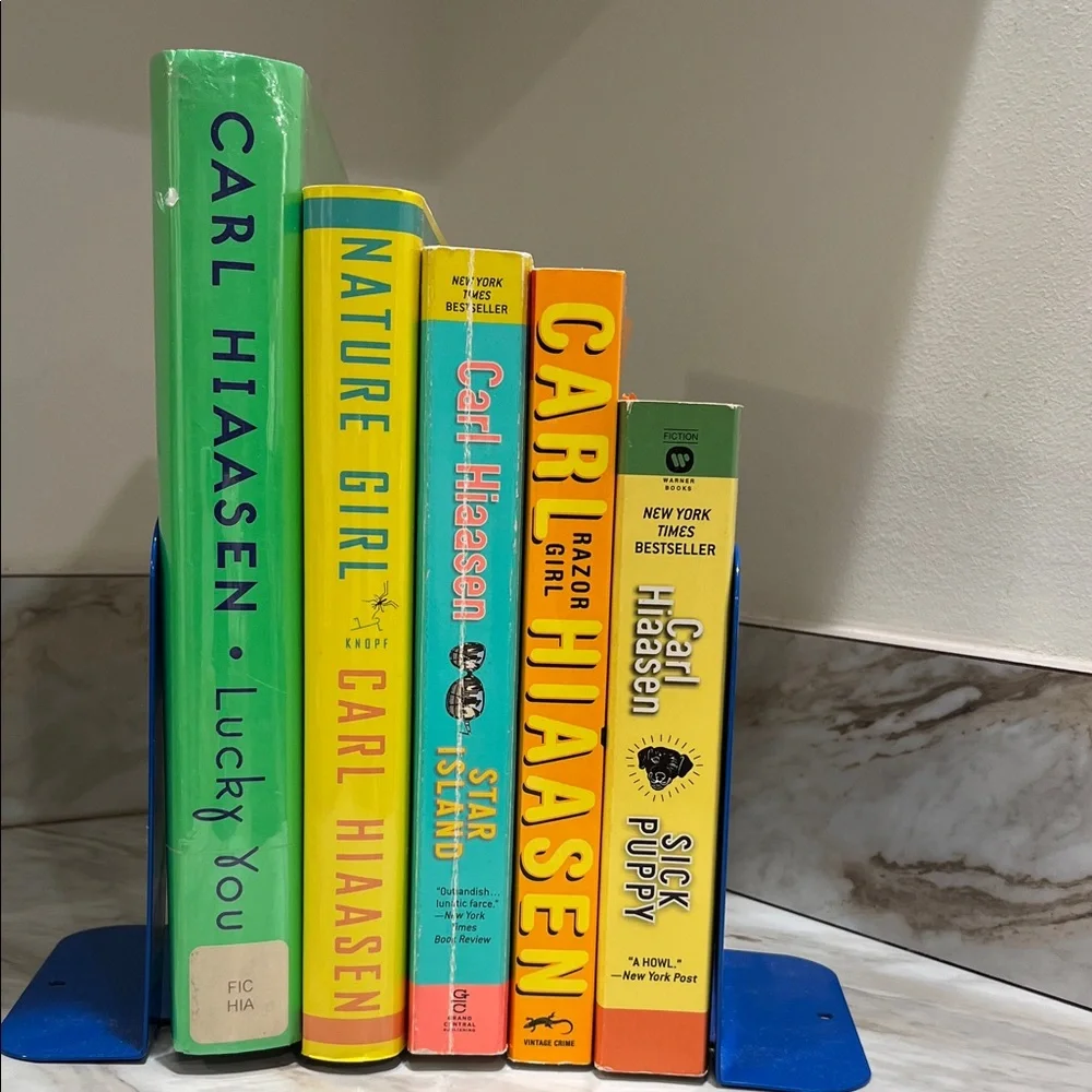 5 Book Bundle Carl Hiaasen - Picture 2 of 9